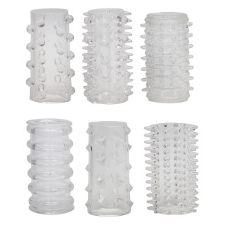 Red Roses Penis Sleeves 6 pcs