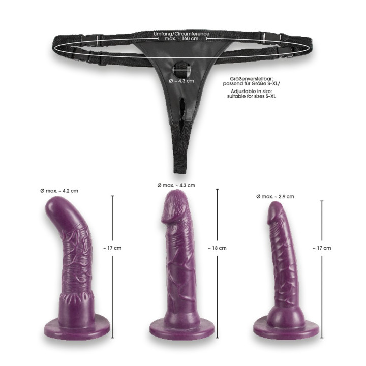 Bad Kitty Strap-on purple
