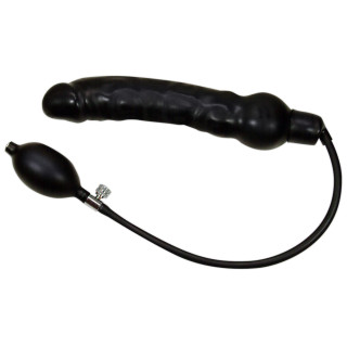 Blow me up Latex Dildo black