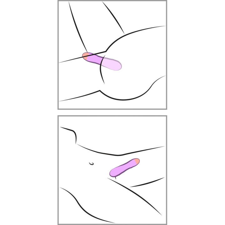 Cuties Mini Vibrator Purple2.G