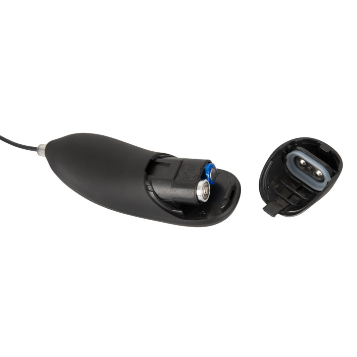 Inflatable vibrating butt plug