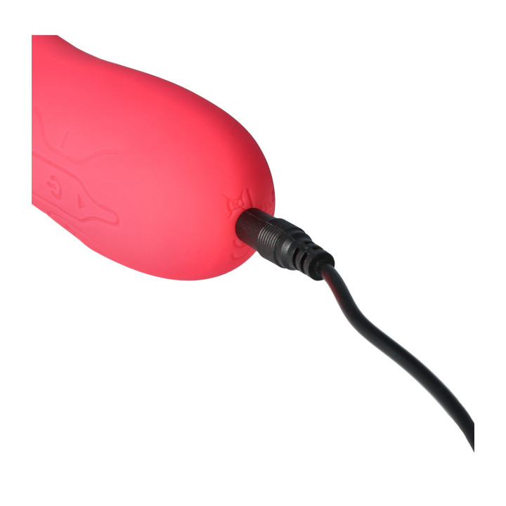 V9 PINK RECHARGEABLE TAPPING VIBRATOR