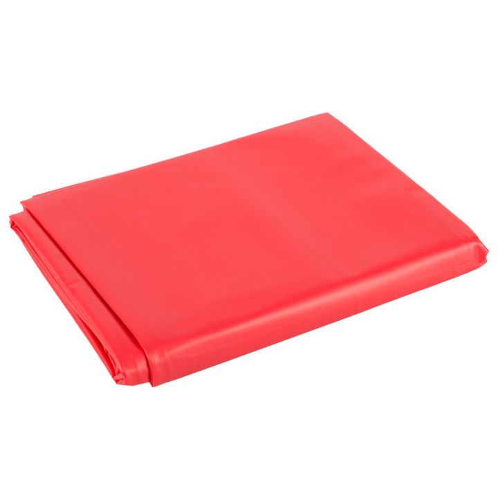 Vinyl Bed Sheet red 200x230cm