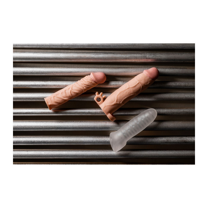 REALISTIC PENIS SHEATH S1 FLESH 16'5 CM