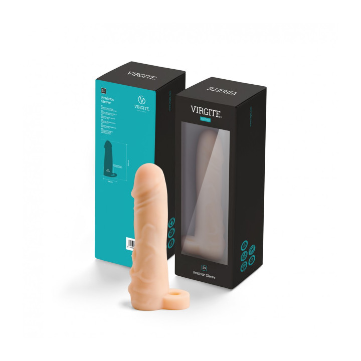 REALISTIC PENIS SHEATH S9 FLESH 16'4 CM