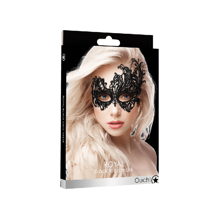 Royal - Black Lace Mask