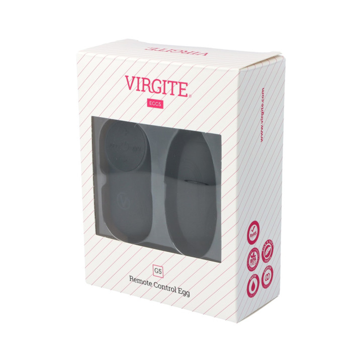 VIBRATOR EGG G5 RECHARGEABLE BLACK