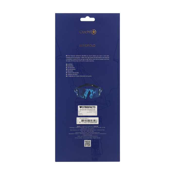 Florence Collection - Blindfold - Blue