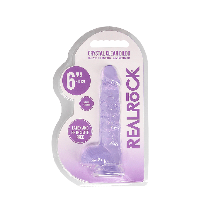 Realistic Dildo with Balls - 6 / 15 cm