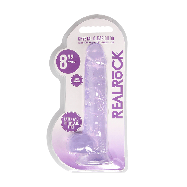Realistic Dildo with Balls - 8 / 21 cm