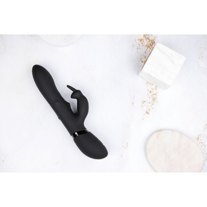 Amoris - Stimulating Beads Rabbit - Black