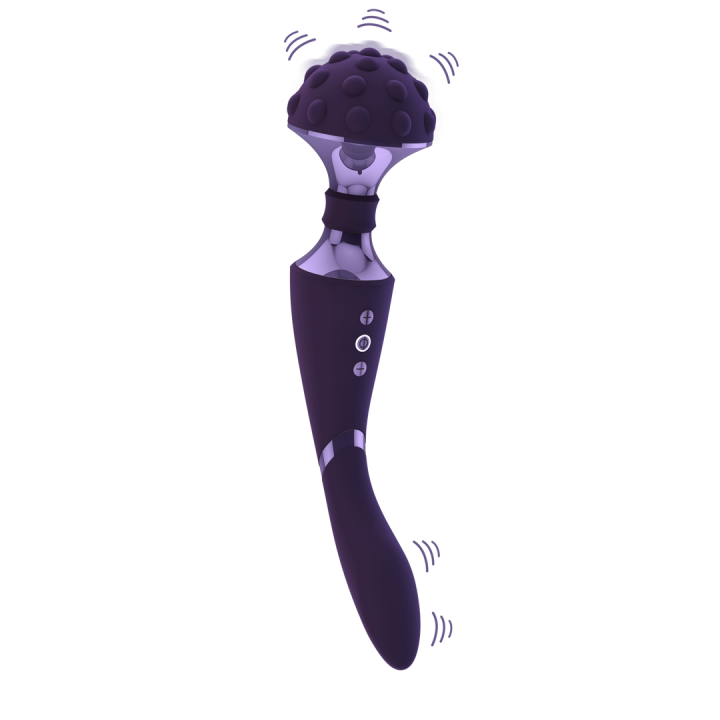 Shiatsu - Bendable Massager Wand - Purple