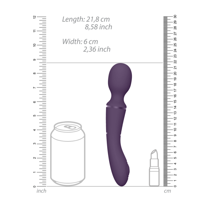 Nami - Pulse Wave  Vibrating Wand - Purple