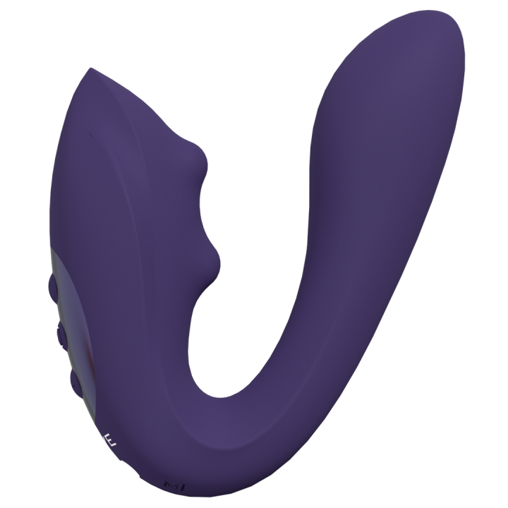 Yuki - Dual Motor G-Spot Vibrator with Massaging Beads - Purple