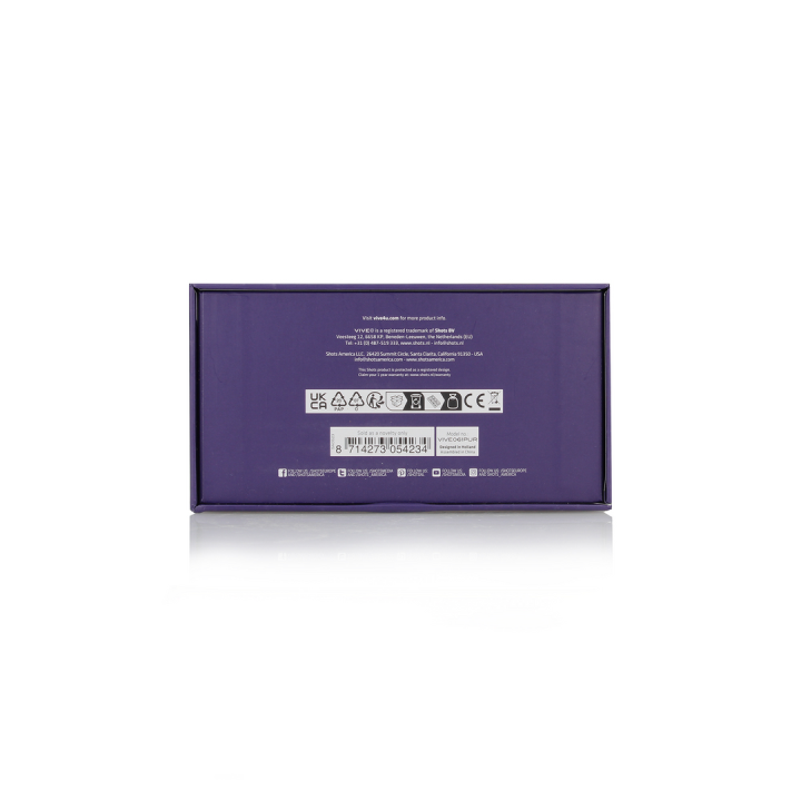 Gen - Triple Motor G-Spot Vibrator with Pulse Wave and Vibrating Bristles - Purple