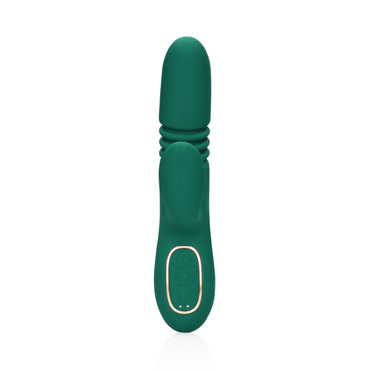 Thrusting and Warming Rabbit Vibrator - Ancient Sea