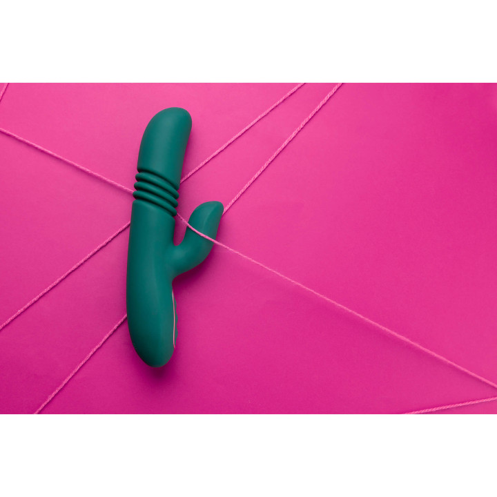 Thrusting and Warming Rabbit Vibrator - Ancient Sea