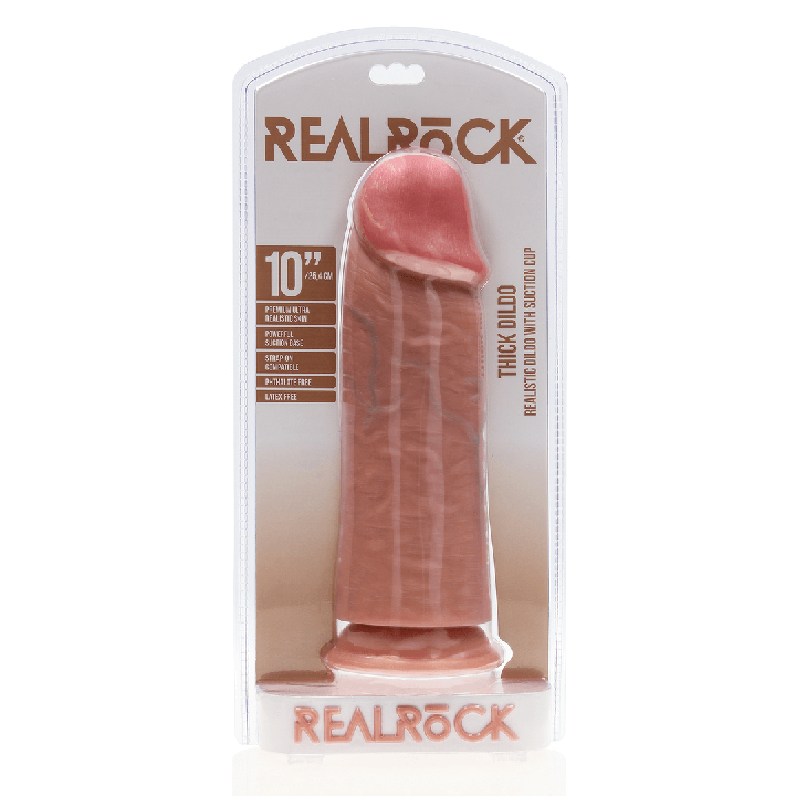 Extra Thick Straight without Balls 10 / 25,4 cm - Flesh