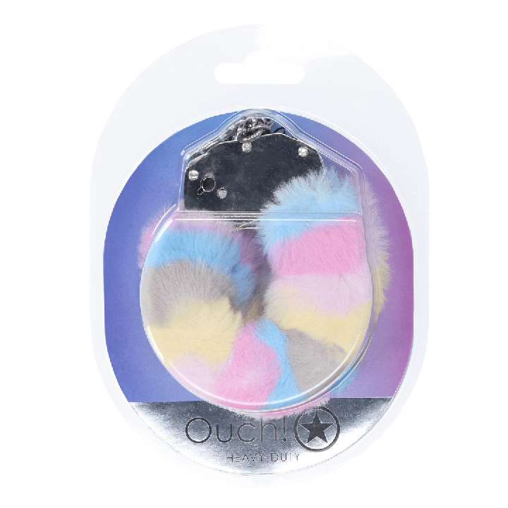 Heavy-duty Fluffy Handcuffs - Multicolor 2