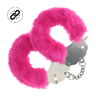 Heavy-duty Fluffy Handcuffs - Pink