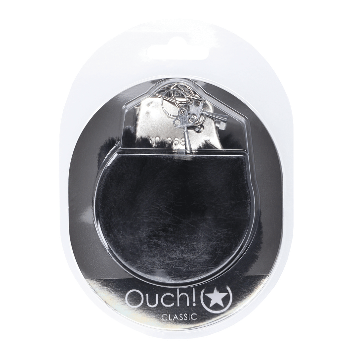 Classic Fluffy Handcuffs - Black