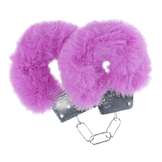 Classic Fluffy Handcuffs - Purple