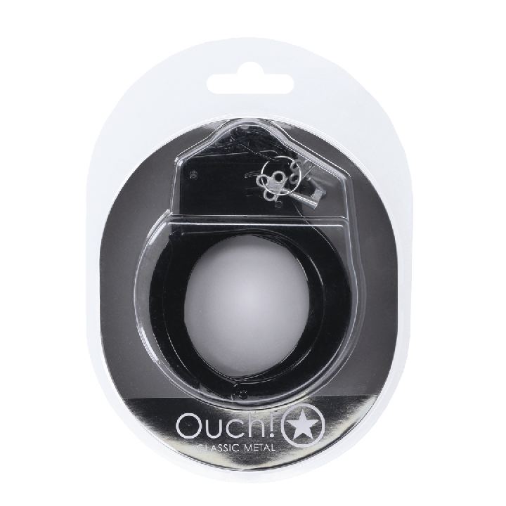 Classic Metal Handcuffs - Black