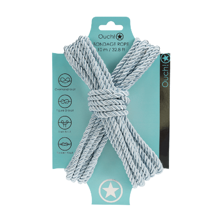 Polyester Bondage Rope - 32.8 ft / 10 m - Powder Blue