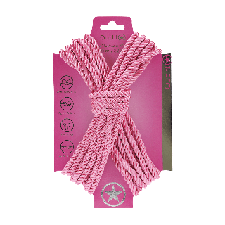 Polyester Bondage Rope - 32.8 ft / 10 m - Pink