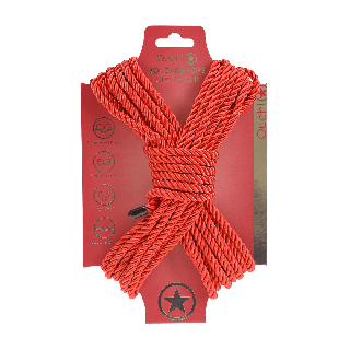 Polyester Bondage Rope - 32.8 ft / 10 m - Red
