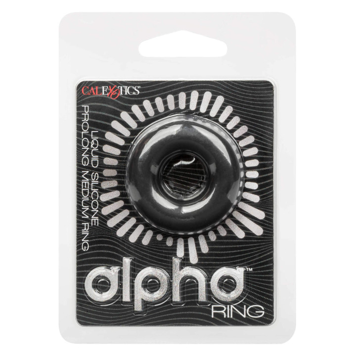 CalExotics Alpha Liquid Silicone Prolong Medium Ring