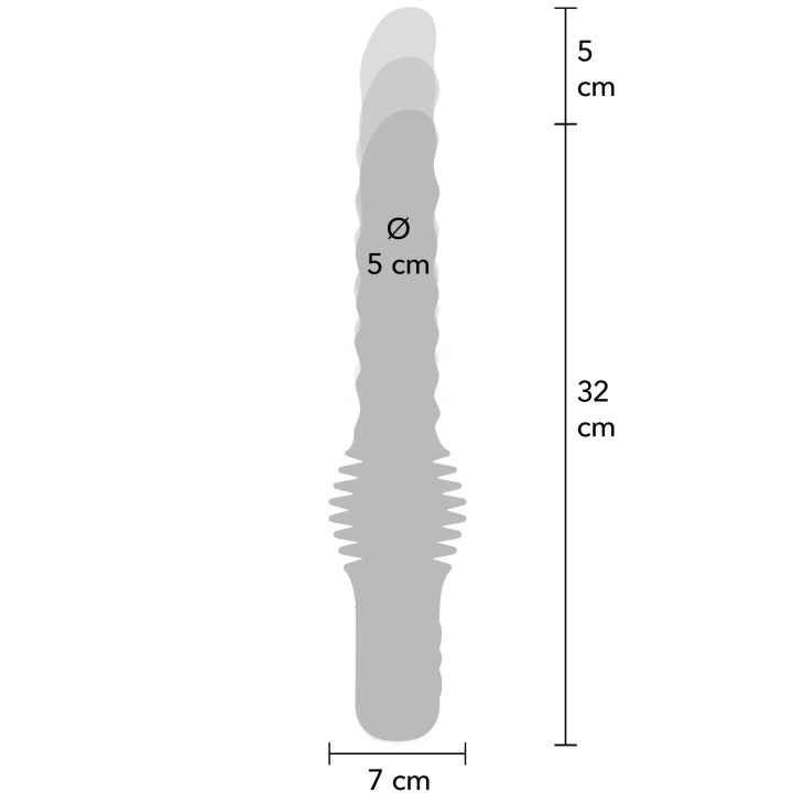 Anal Power Thrusting Vibrator