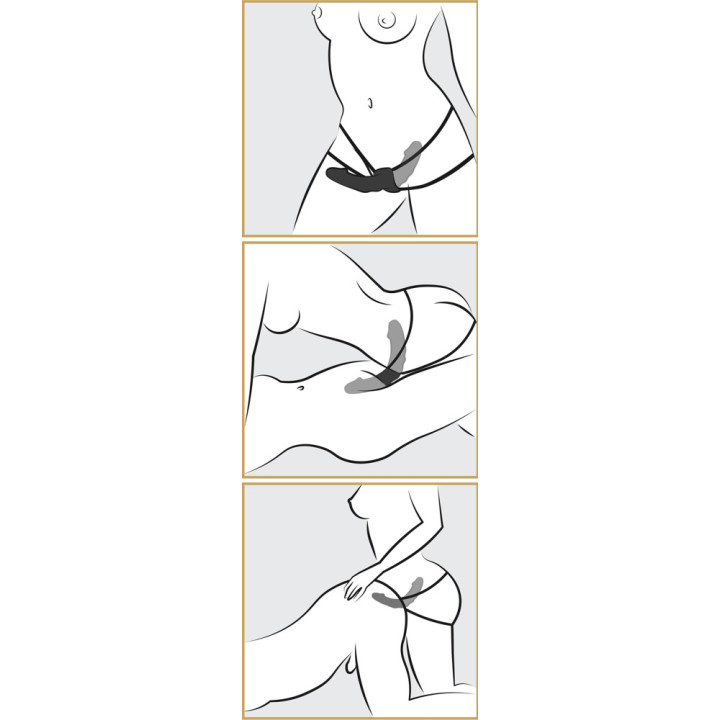 FF Double Delight Strap-On Vib