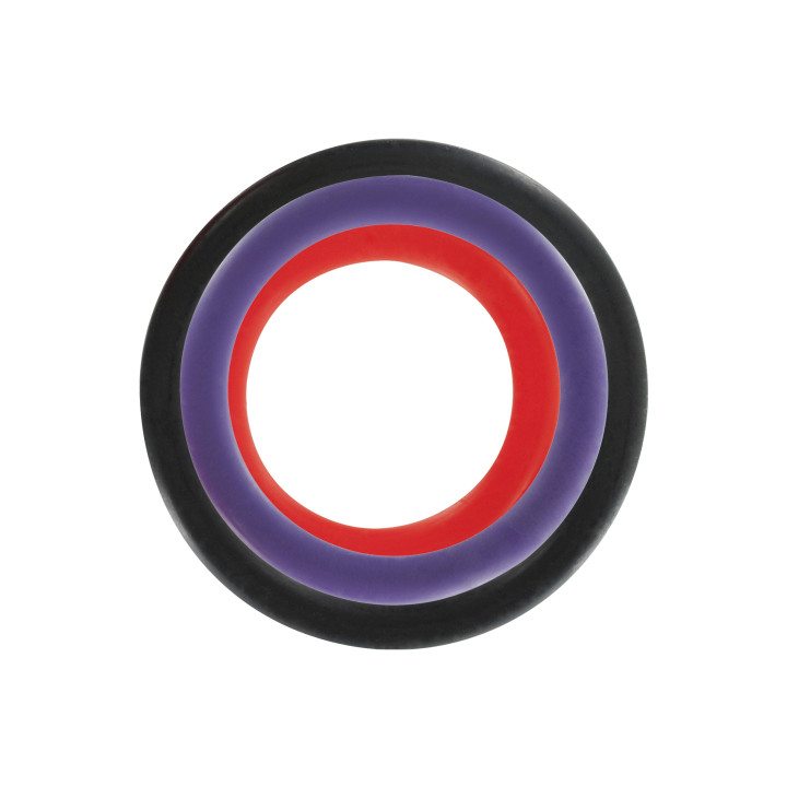 Triple Rings Multicolor 3pcs