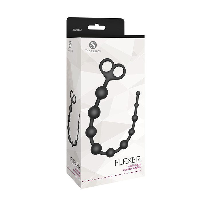 Flexer Anal Beads Black
