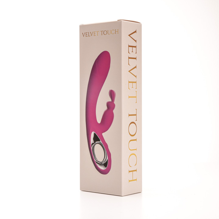 Velvet Touch wibrator silikonowy typ króliczek ładowany usb różowy