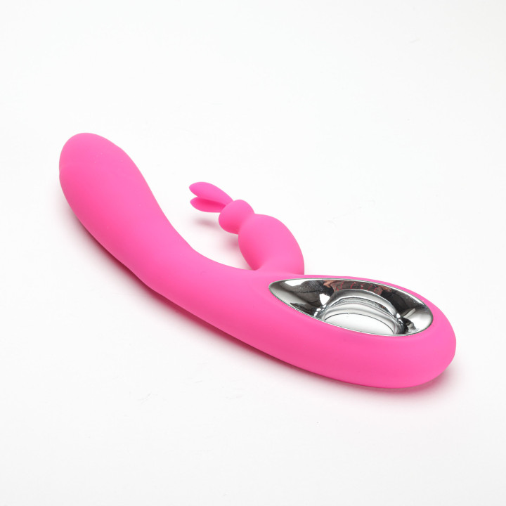Velvet Touch wibrator silikonowy typ króliczek ładowany usb różowy