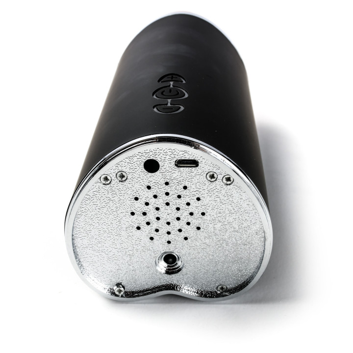 Simple Pleasure masturbator z wibracją wagina cyberskóra ładowany usb  złoty