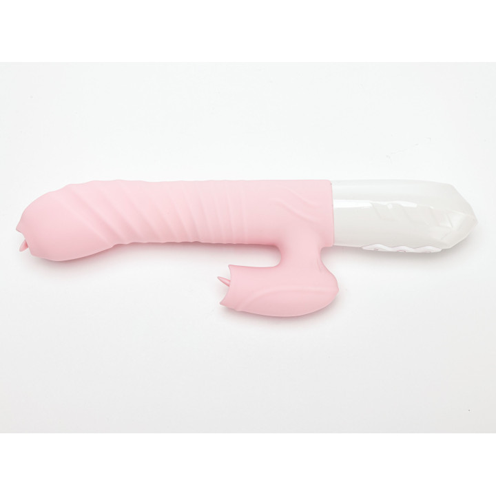 Velvet Touch wibrator silikonowy typ króliczek ładowany usb różowy