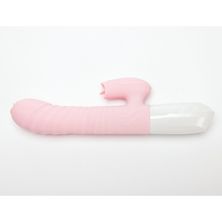 Velvet Touch wibrator silikonowy typ króliczek ładowany usb różowy