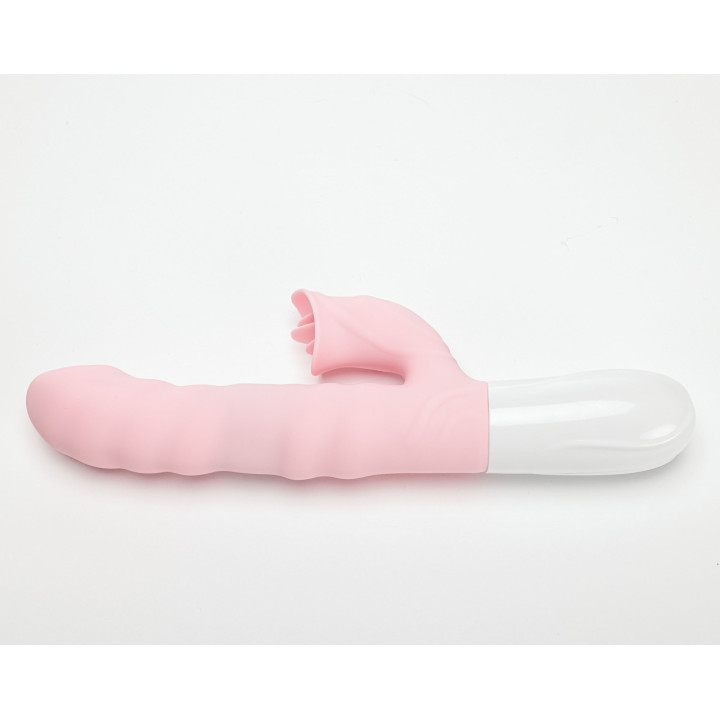Velvet Touch wibrator silikonowy typ króliczek ładowany usb różowy