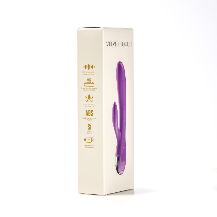 Velvet Touch wibrator silikonowy typ króliczek ładowany usb różowy