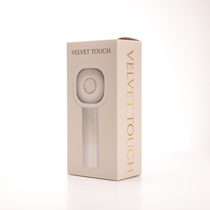 Velvet Touch masturbator posuwisty cyberskóra ładowany usb biały