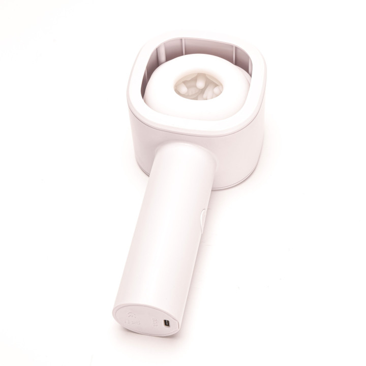 Velvet Touch masturbator posuwisty cyberskóra ładowany usb biały