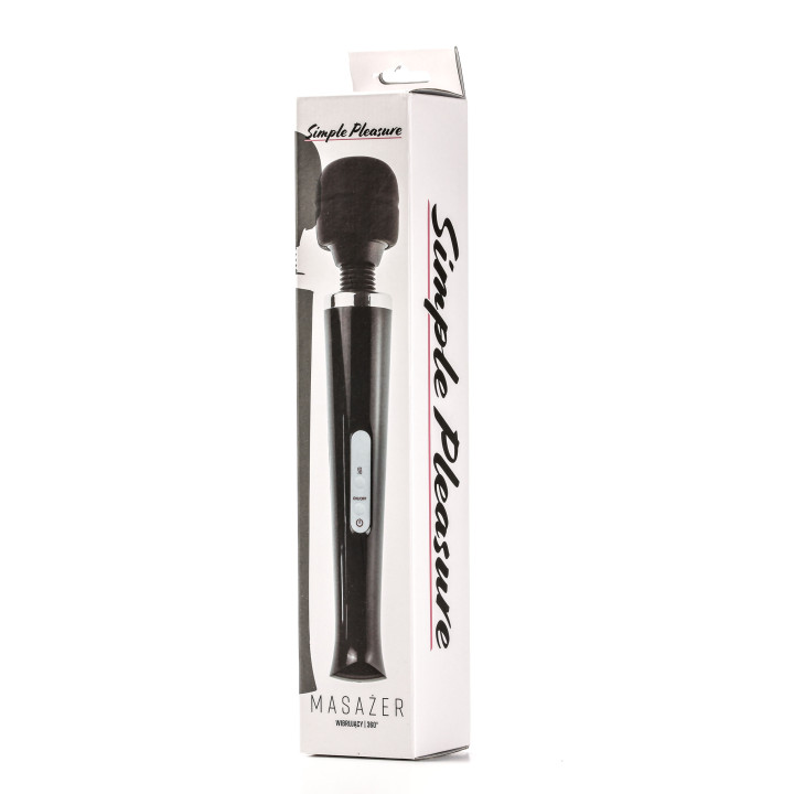 Simple Pleasure masażer kulowy magiczna różdżka ładowany usb czarny
