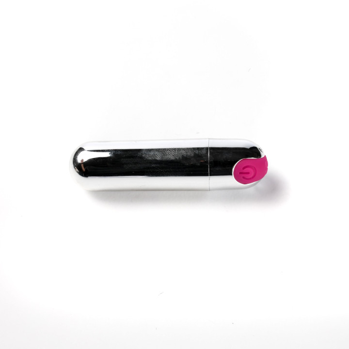 Simple Pleasure wibrator mini typ bullet ładowany usb srebrny