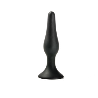 Simple Pleasure korek analny silikonowy czarny smukły długi rozmiar s