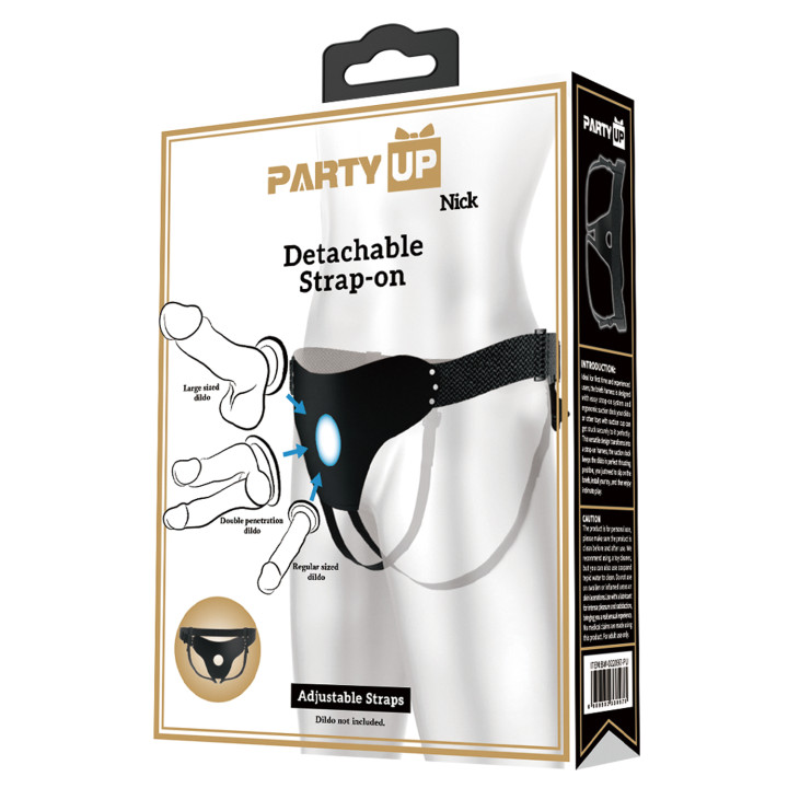 Party Up mocowanie strap-on kolor czarny Nick