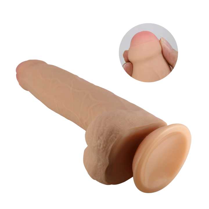 Party Up dildo cyberskóra kolor cielisty 23 cm Thomas