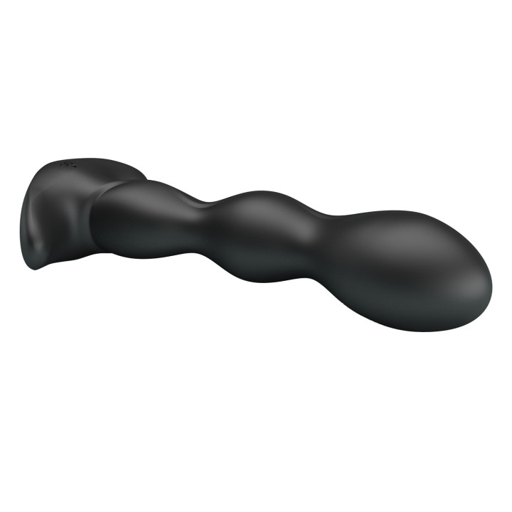Pary Up korek analny wibrujący silikonowy ładowany usb kolor czarny  Jim